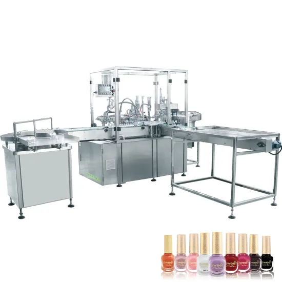 Shanghai Xiepai Automatic Rotary Nail Polish Filling Machine