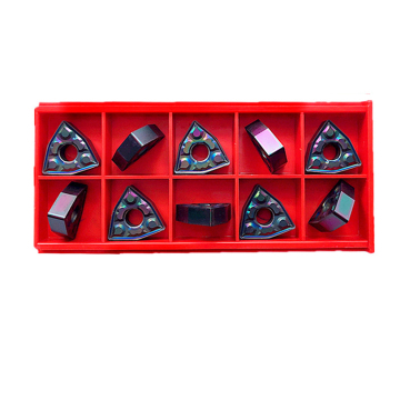 CNC Turning Inserts WNMG0804 Carbide for High Hardness Steel & Titanium Alloy