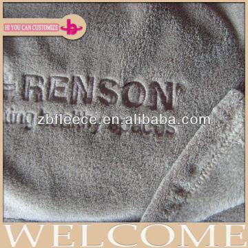 custom design high quality promotional coral fleece blanket