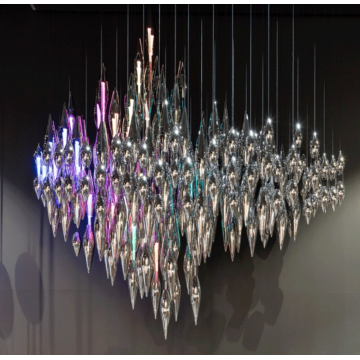 Estilo moderno Customized Hotel Crystal Chandelier