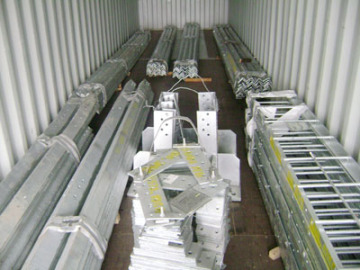 Telecommunication Steel Single Pipe Monopole Tower