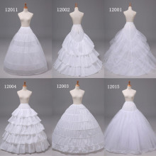 White Wedding Accessories Ball Gown Layers tulle Petticoat Crinoline Cancan Skirt Waist Adjustable