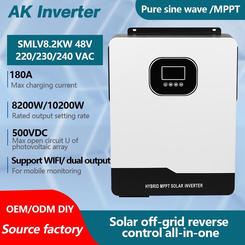 8.2KVA hybrid solar inverter
