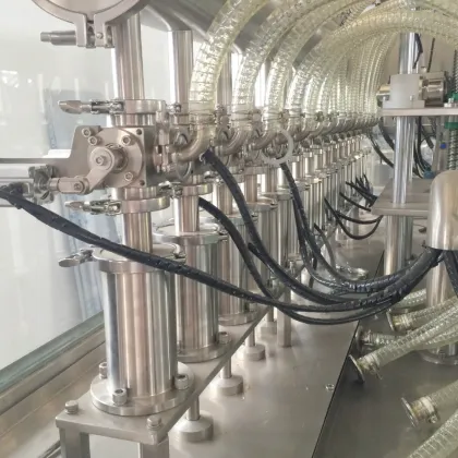 CE Complete Automatic Pasty Fluid Filling Bottling Machine
