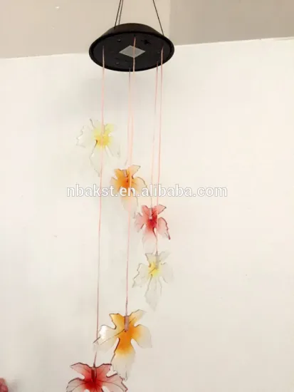 Maple Leaves Shape LED Wind Chime