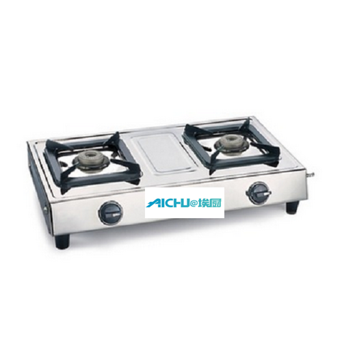 2 Burners Cooktop with Aluminium Alloy Burners