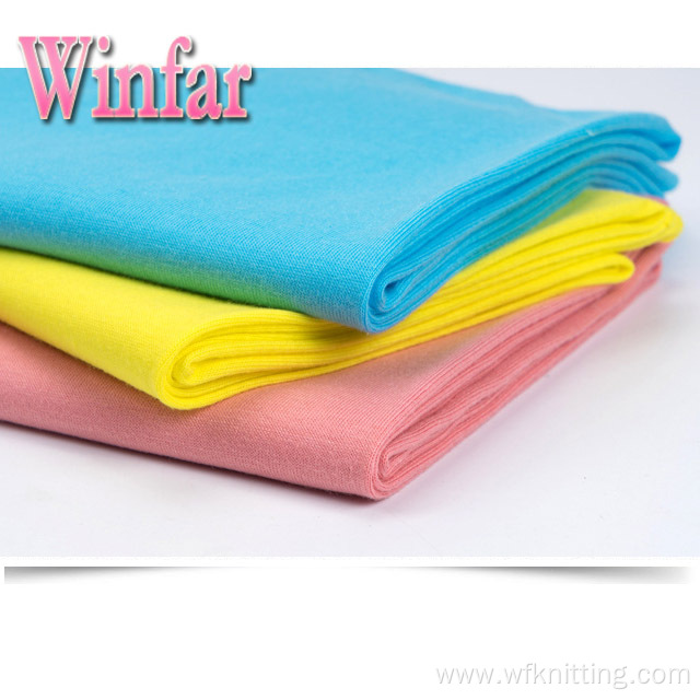 Jersey Dyed Stretch Recycled Polyester Spandex Fabric