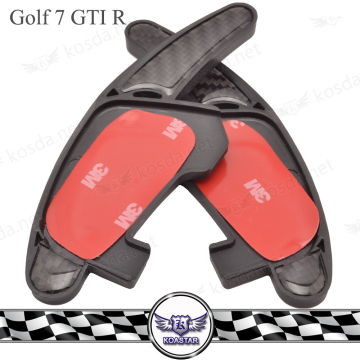 Carbon Fibre Paddle Shift Extensions up DSG Golf 7 GTI R MK7 VII GTI GTD R TSI P3cf