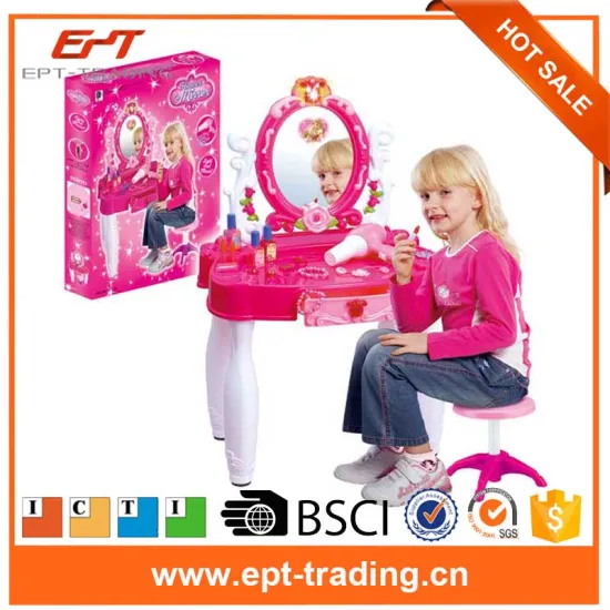 English smart dresser dialogue Play House Music Dresser Table