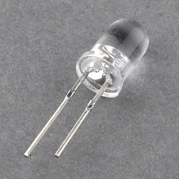 5mm round water clear lens ultra brightness led diode