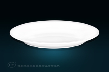 17.5 Inch Melamine Oval Shape Plate