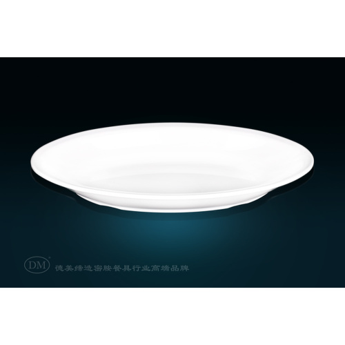 17.5 Inch Melamine Oval Shape Plate