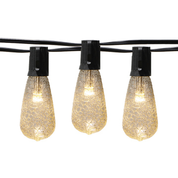 ST40 3 LED luces de cadena al aire libre con energía solar