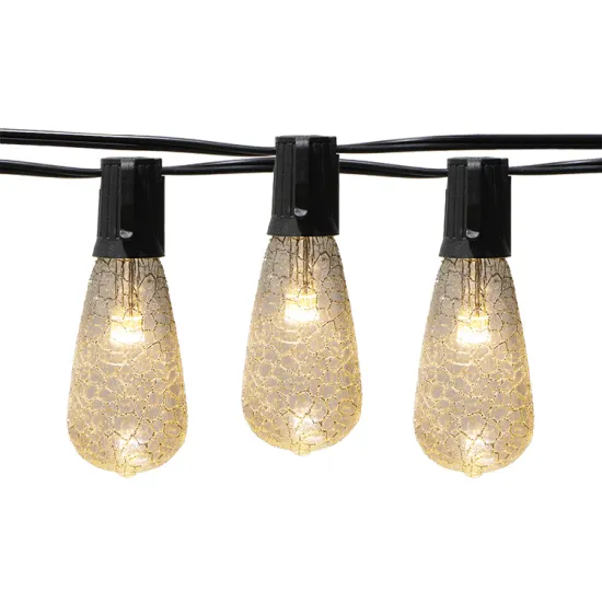 ST40 3 LEDs Solar Powered Outdoor String Lights