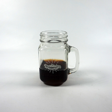 Square  Mason Cup with Handle