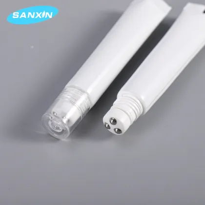 Three Roller Balls Cosmetic Packaging Eye Cream Tube