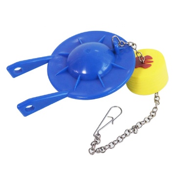 Single Flush Valve Parts & Toilet Flappers: HO126 2'' PVC in Red, Blue, or Black
