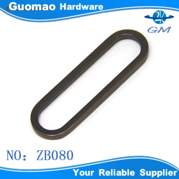 Big size oval shape gunmetal flat metal ring