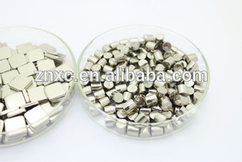 Vacuum smelting Vanadium metal particles 10*10*2mm                        
                                                Quality Assured