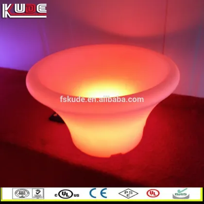 LED luminous furniture led plastic coffee table,modern coffee table