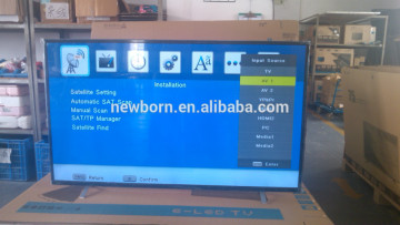 Ultra thin frame 65 inch full HD DVB LED TV Guangzhou manufacturer