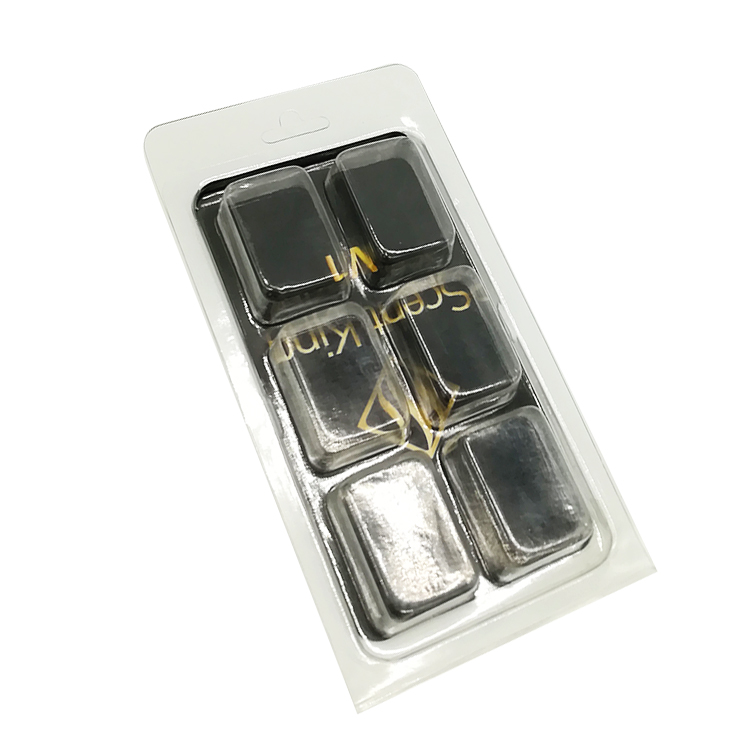 Double thermoformed clear plastic blister clamshell