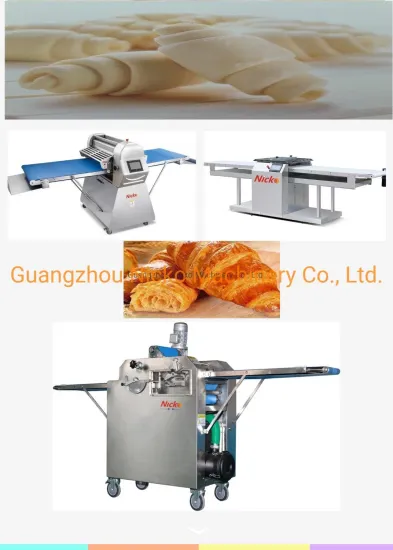 Croissant Making Machine Commercial Bread Puff Pastry Plant Production Line