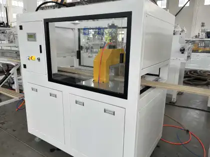 WPC Fluted Wall Panel Manufacturing Machine