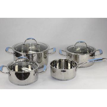 7PCS Stainless steel super capsule bottom cookware set