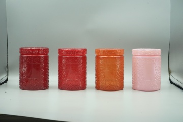 Custom color candle jar