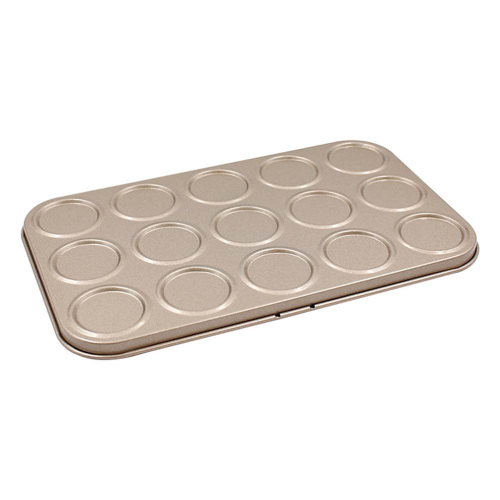 Carbon Steel Macaron Baking Mold 15-Capacity