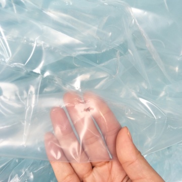 Double inflated plastic film greenhouse