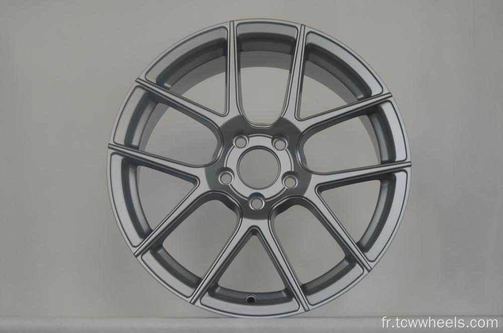 3 pièces Forgoge Wheel White Car Wheel Rims