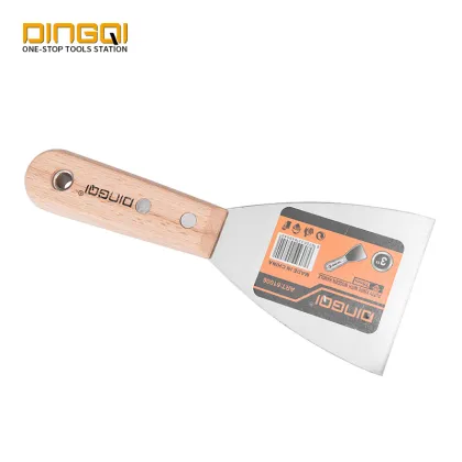 DingQi Scrapper Putty Knife with Wood Handle