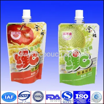 Stand Up Juice Spout Bag 