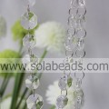 Coupe de chaîne de perles en plastique cristal de 14 mm et 18 mm la moins chère