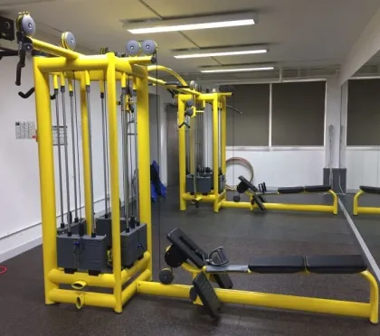 8 Station Multi Jungle Gym Fitness Machine - Crossover Function Trainer