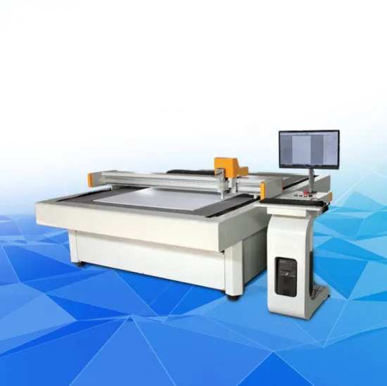 CNC Dual Heads Oscillating Leather Cutting Machine for Fabric and Apparel Patterns