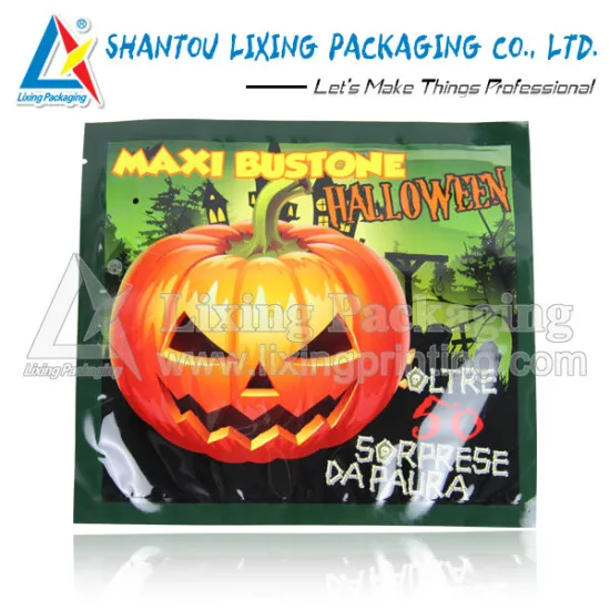 Plastic toy packaging bag
