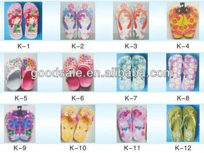 fashion beach flip flops/ fashion children flip flop/eva flip flop slipper/eva promotion flip flops/fashion flip flops slippers