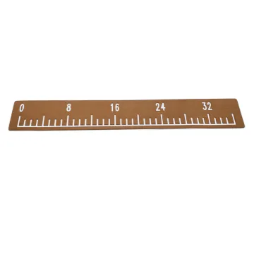 Light Brown over White Boat EVA Fish Ruler
