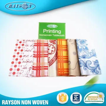 Alibaba Hot Product Cheap Tnt Printed Nonwoven Tablecloths