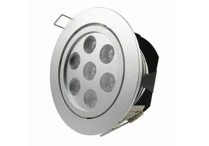 Low Voltage Outdoor Ip20 Led Down Light Fixtures, 650lm 7w Led Ceiling Light Fixtures