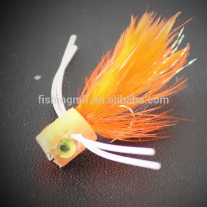high quality hand tied mustad hook fly popper