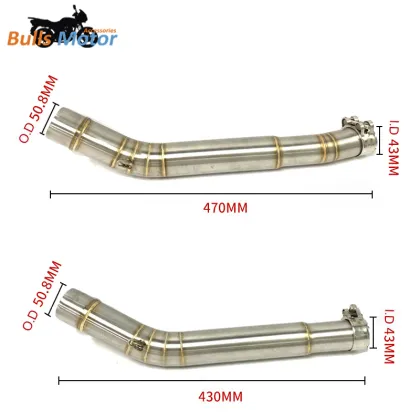 2008-2015 Hayabusa 1300CC Stainless Steel Exhaust System Middle Link Pipe Modification