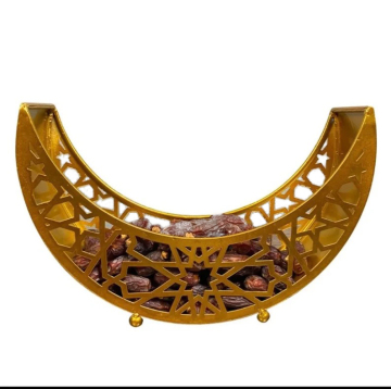Mezzalico di mezzaluna e decorazioni decorazioni decorative decorative per la mezzaluna e le decorazioni da tavola islamiche Ramadan, Eid e islamiche
