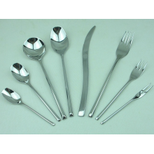 Stainless steel cutlery at home kitchen