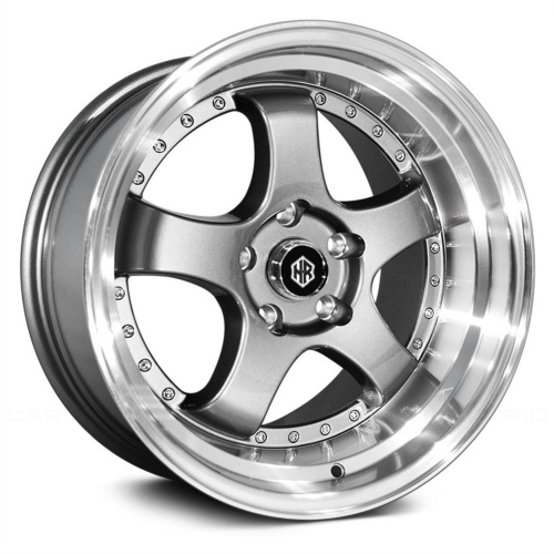 Deep lip polished rims Work S1 design wheel