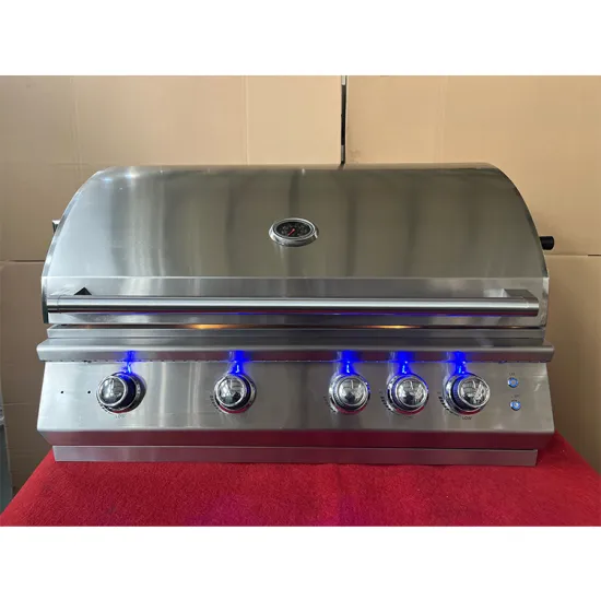 Commercial Kitchen 4 Infrared Burner Grill Piezo Ignition Stainless Steel Built In Grill