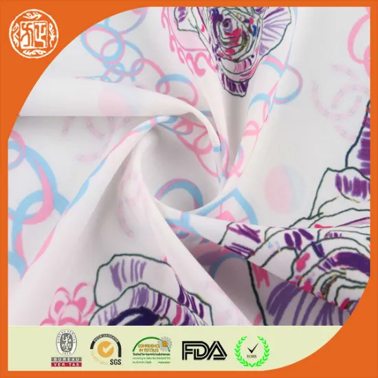 OEM Print 2014 new coming polyester chiffon german print fabric